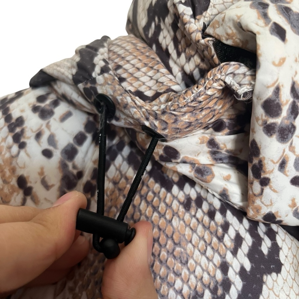 Aritzia Tna The Super Puff Snake Python Print Puf… - image 8